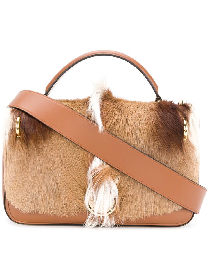Balmain Small Shoulder Bag Hand - Brown