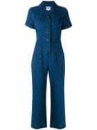 Sea - Farrah Jumpsuit - Women - Linen/flax - 2, Blue, Linen/flax