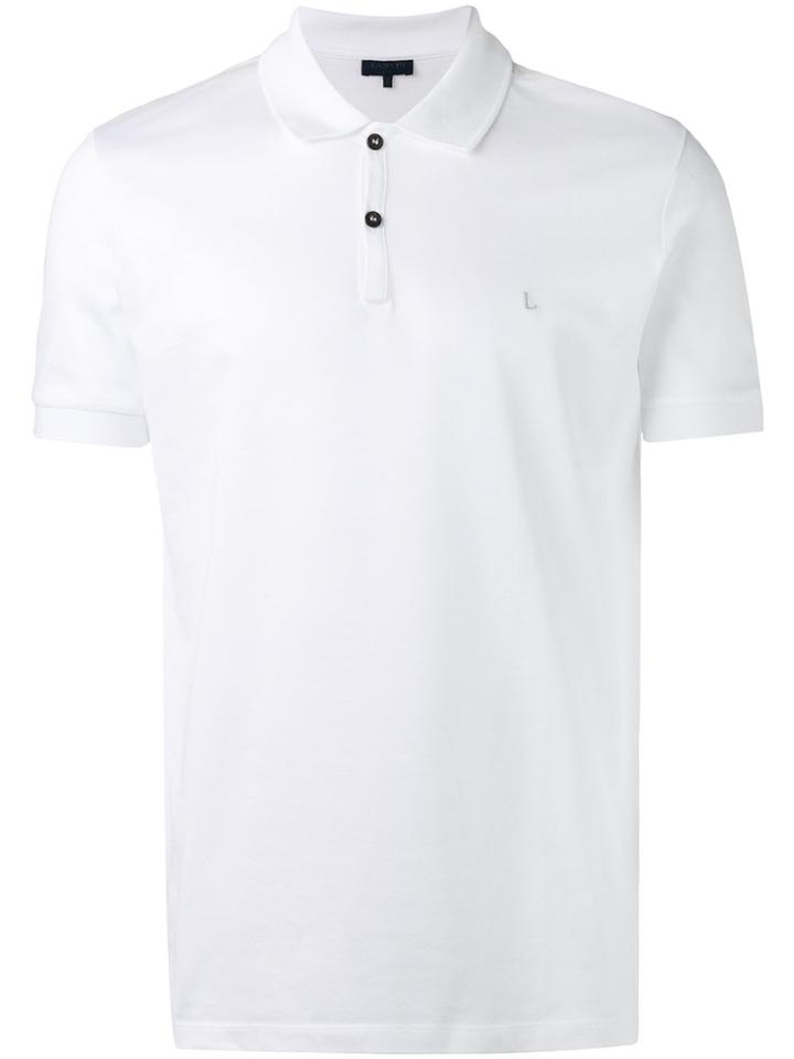 Lanvin Logo Polo Shirt - White