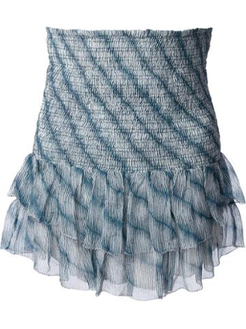 Isabel Marant Etoile Ruched Ruffle Skirt