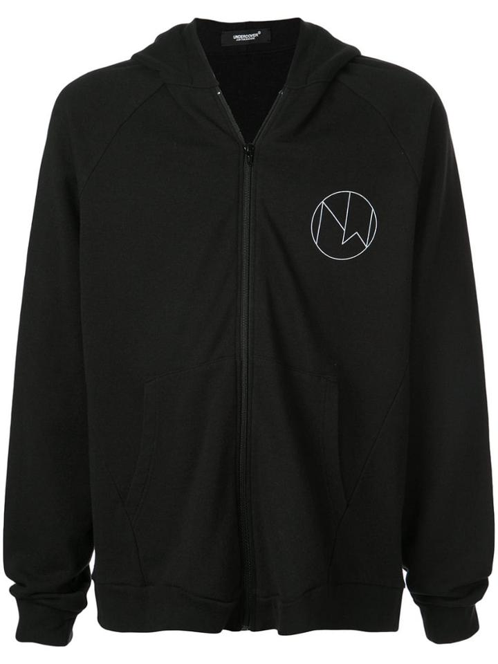 Undercover Contrast Logo Jacket - Black