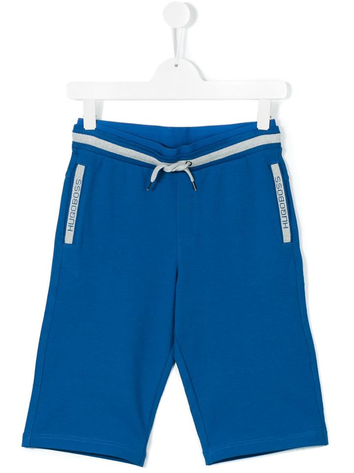 Boss Kids Teen Track Shorts, Boy's, Size: 14 Yrs, Blue