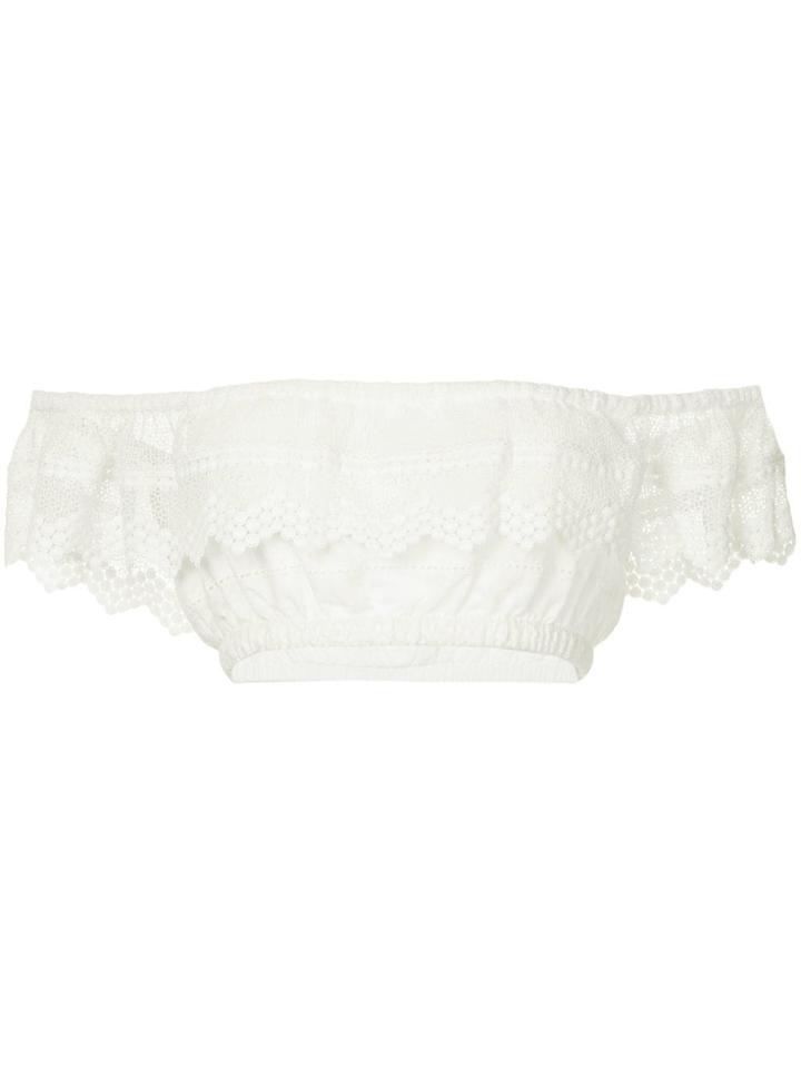Suboo Be Mine Crop Top - White