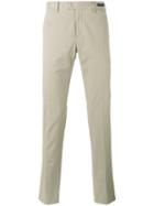 Pt01 - Chino Trousers - Men - Cotton/linen/flax/elastodiene - 54, Beige, Cotton/linen/flax/elastodiene