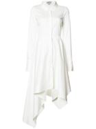 Monse Asymmetric Shirt Dress - White