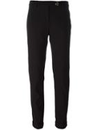 Cavalli Class Corduroy Effect Trousers, Women's, Size: 40, Black, Polyamide/polyester/spandex/elastane/acetate