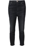 The Great High Rise Cropped Jeans - Black