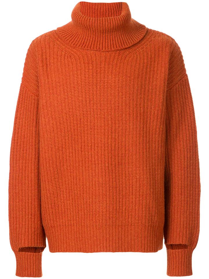 Unused Turtleneck Sweater - Yellow & Orange