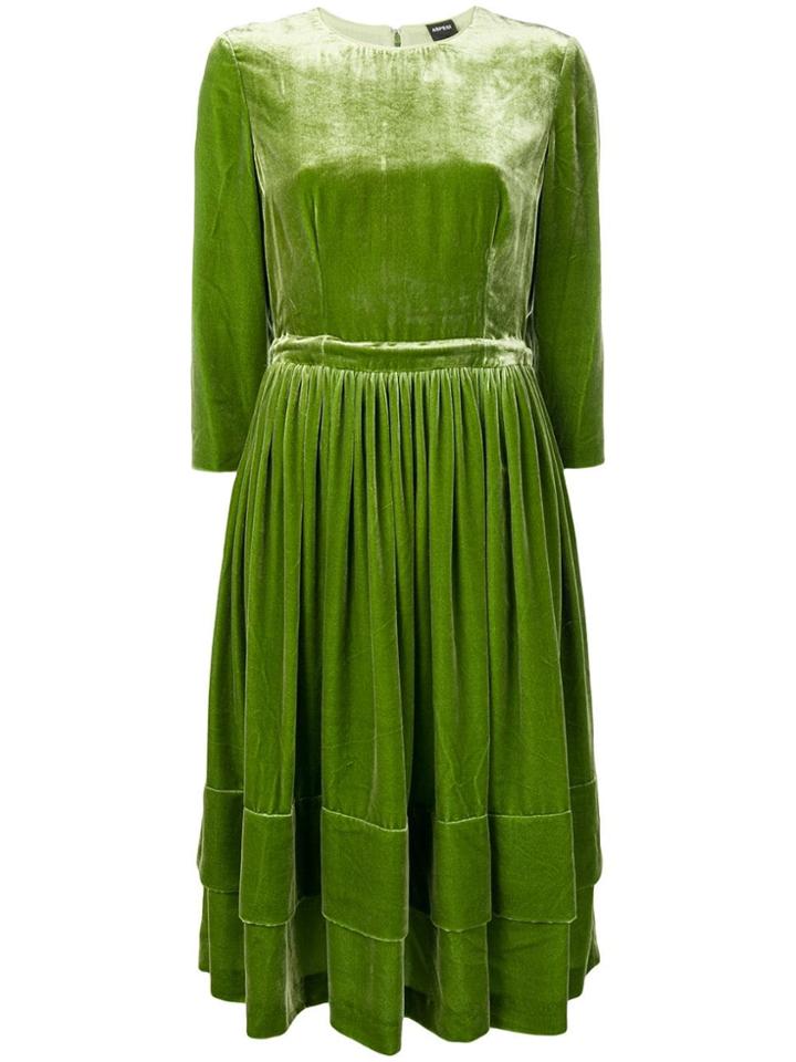 Aspesi Pleated Dress - Green
