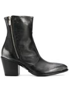 Rocco P. Pointed Toe Ankle Boots - Black