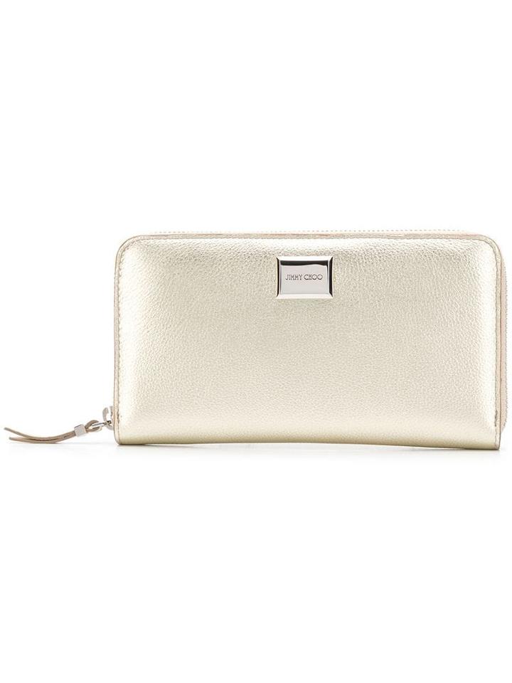 Jimmy Choo Malou Wallet - Gold