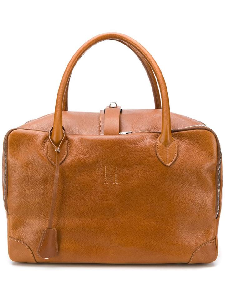 Golden Goose Deluxe Brand Equipage Luggage Tote - Brown