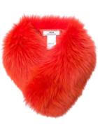 Desa 1972 Fur Collar Scarf - Yellow