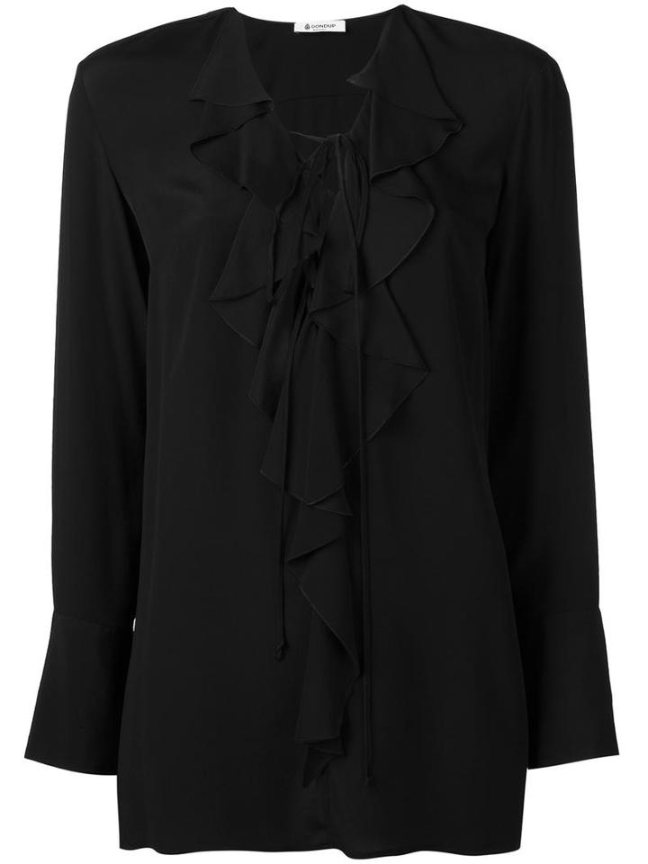Dondup Bisa Blouse, Women's, Size: 44, Black, Viscose/silk