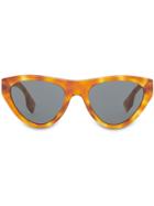 Burberry Triangular Frame Sunglasses - Brown
