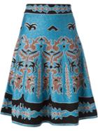 M Missoni A-line Intarsia Skirt