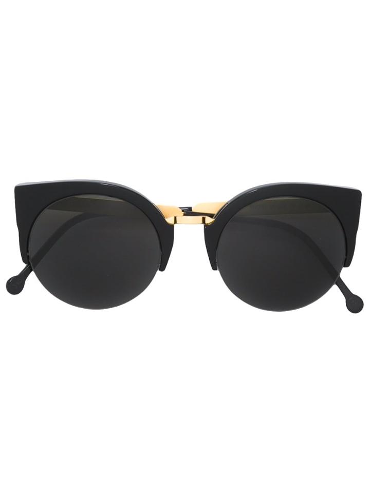 Retrosuperfuture 'lucia Francis' Sunglasses - Black