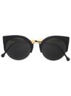 Retrosuperfuture 'lucia Francis' Sunglasses - Black