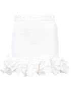 Petersyn Ruffle Mini Skirt - White