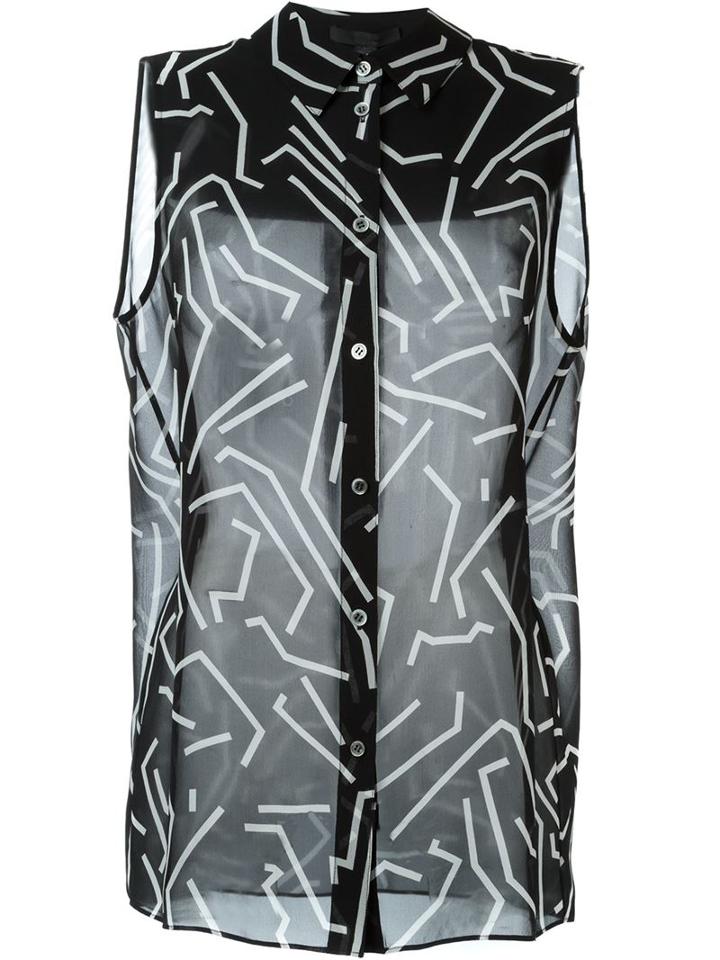 Alexander Wang Geometric Print Top