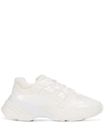 Pinko 'shoes To Rock' Lace-up Sneakers - White