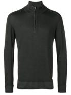 Cp Company Zip Front Pullover - Black