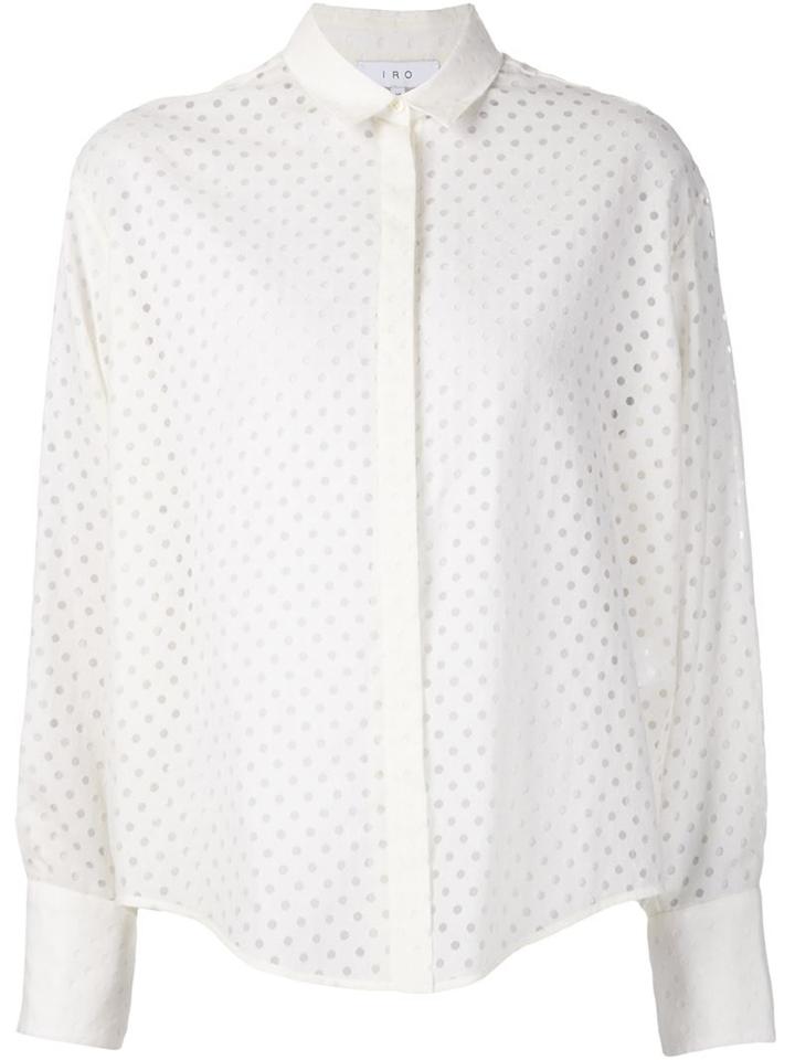 Iro Dotted Print Blouse