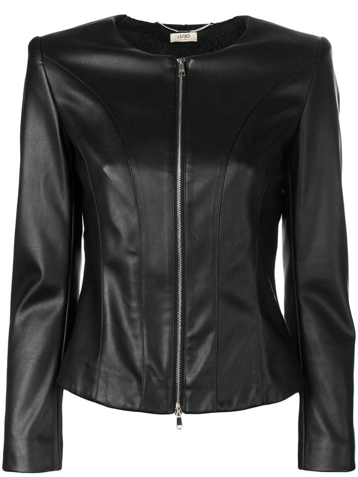 Liu Jo Fitted Zipped Jacket - Black