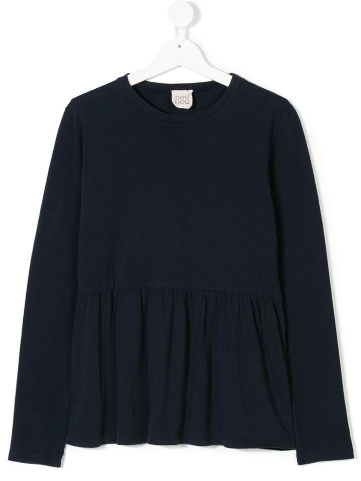 Douuod Kids Peplum Top - Blue