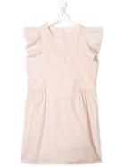 Chloé Teen Ruffle Trimmed Dress - Pink
