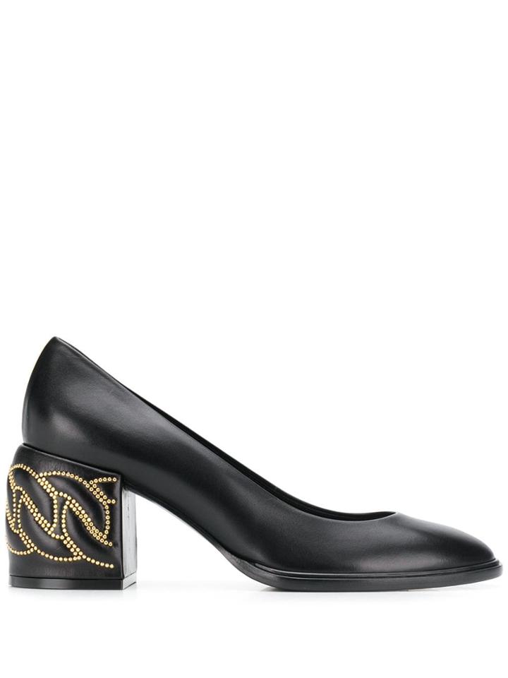Casadei 3d Chain Pumps - Black