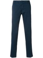 Entre Amis Tailored Chinos - Blue