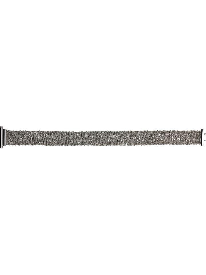Christian Koban Woven Anklet, Women's, Metallic, Rhodium