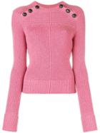 Isabel Marant Étoile Button Knit Sweater - Pink