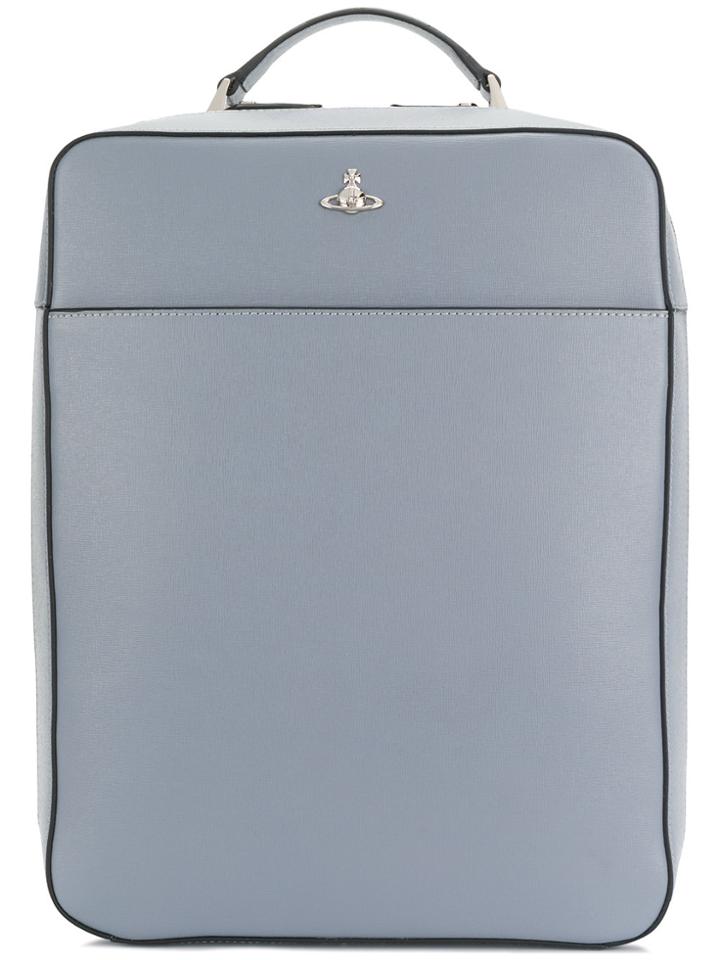 Vivienne Westwood Rectangular Shape Backpack - Blue