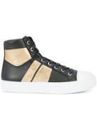 Amiri Metallic Panel High Tops - Black