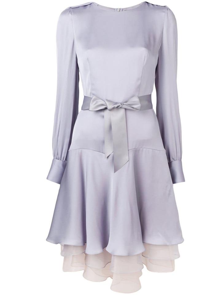 Giorgio Armani Flounce Dress - Blue