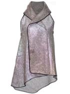 Simona Tagliaferri 'bora' Wrap, Women's, Size: Small, Nude/neutrals, Cotton/linen/flax/calf Leather/artificial Leather