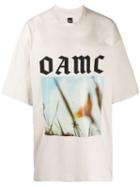 Oamc Logo Print T-shirt - Neutrals