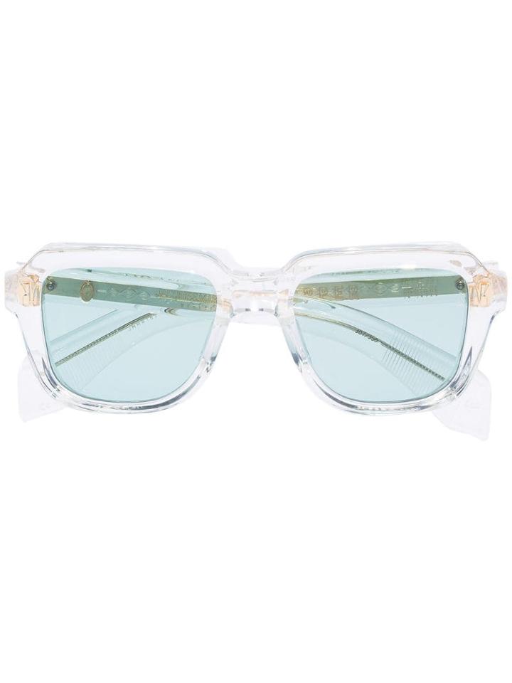 Jacques Marie Mage Taos Square Sunglasses - White