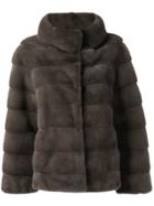Liska Short Coat - Grey