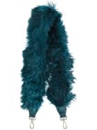 Fendi Strap You Alpaca Shoulder Strap - Blue