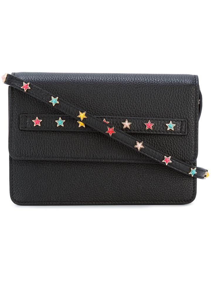 Red Valentino Star Embellished Bag, Women's, Black, Leather