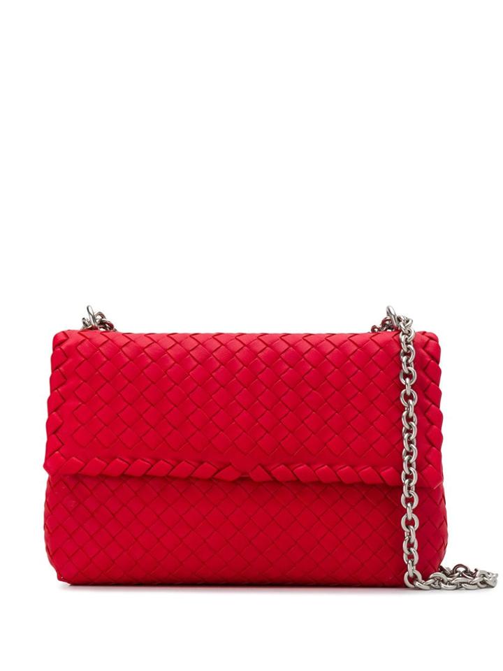 Bottega Veneta Small Olimpia Shoulder Bag - Red