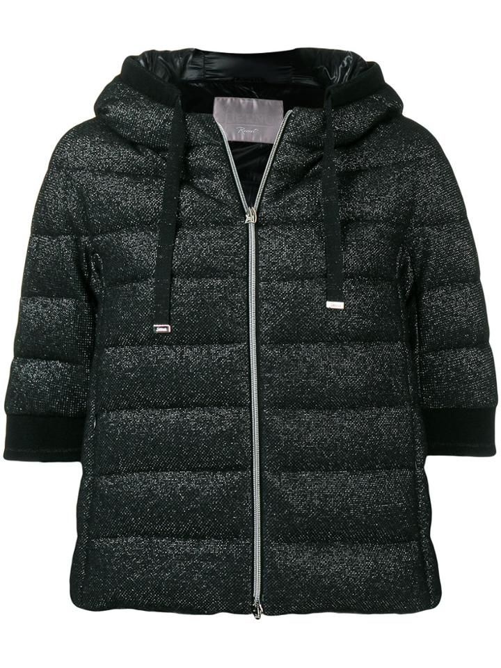 Herno Short-sleeve Padded Jacket - Black
