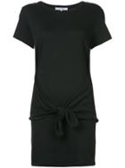 Frame Denim Tie Waist T-shirt Dress - Black