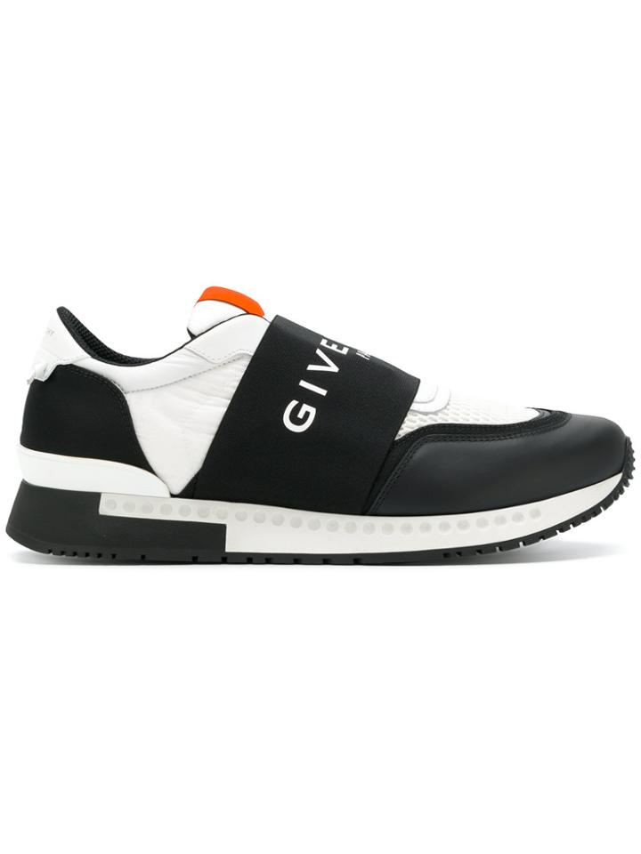 Givenchy Logo Panel Sneakers - Black