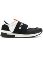Givenchy Logo Panel Sneakers - Black
