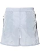 Faith Connexion Logo Side Stripe Swim Shorts - Blue