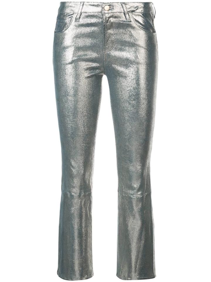 J Brand Selena Crop Jeans - Gold